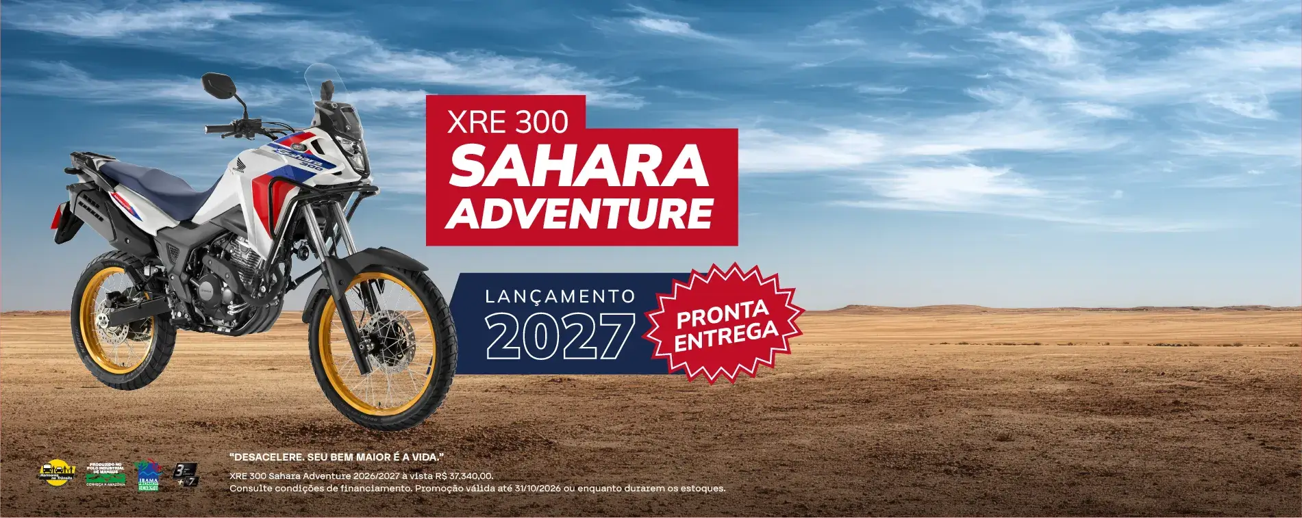 Banner XRE 300 Sahara
